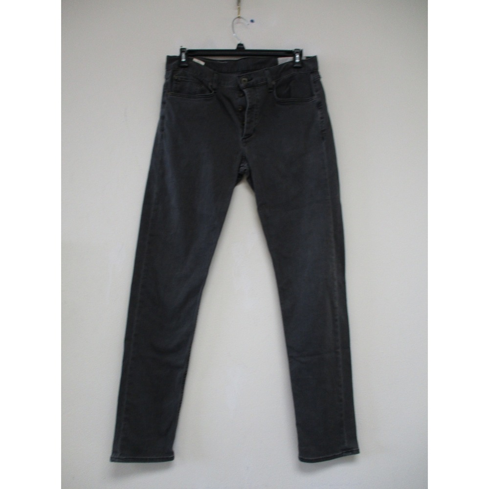 Rag & Bone Jeans Mens 34 Grey Fit 2 Slim Stretch Denim Button Fly SICLEN